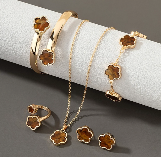 Floral Jewellery Set