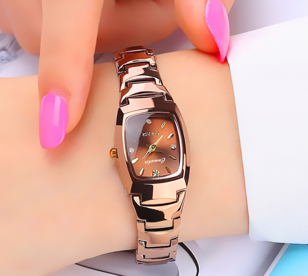 Women's Quartz Watch with Crystal Accents