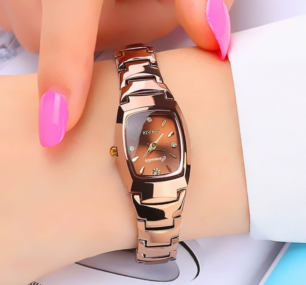 Women's Quartz Watch with Crystal Accents