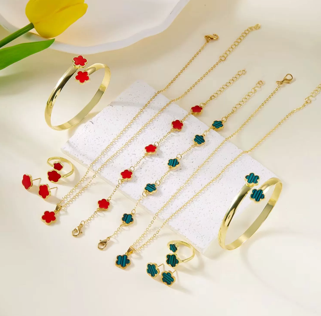 Floral Jewellery Set