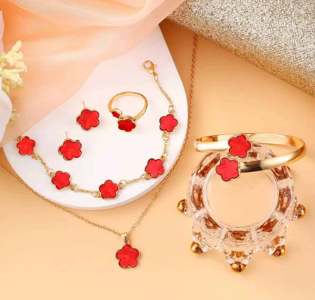 Floral Jewellery Set