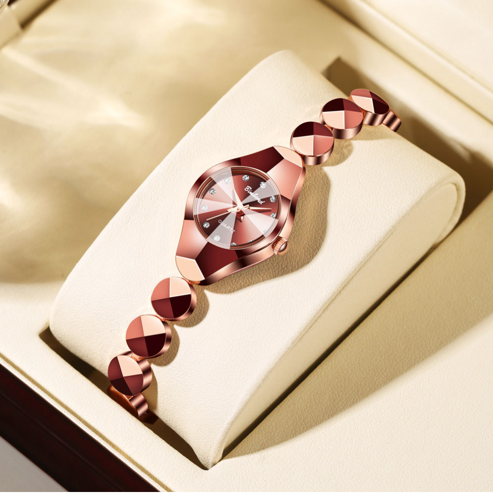 Elegant Crystal Dial Watch