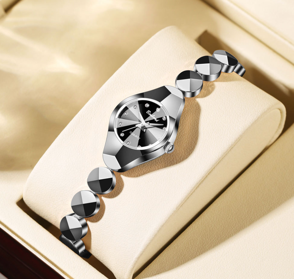 Elegant Crystal Dial Watch