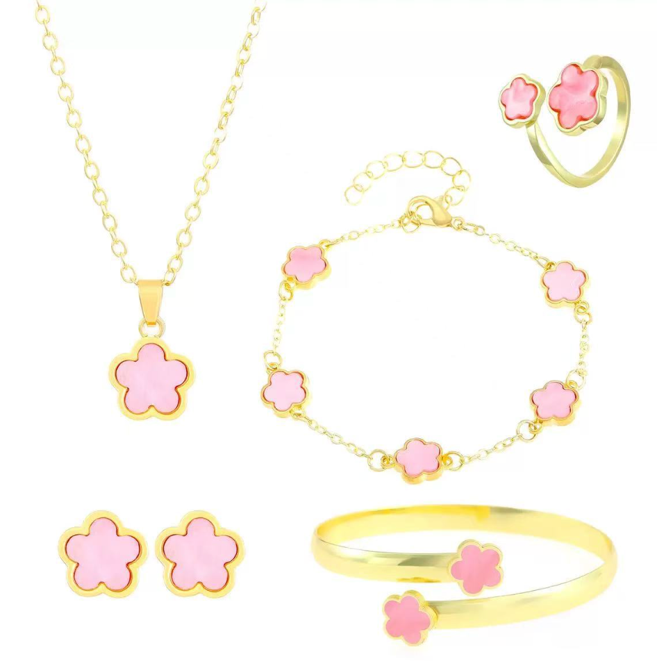 Floral Jewellery Set