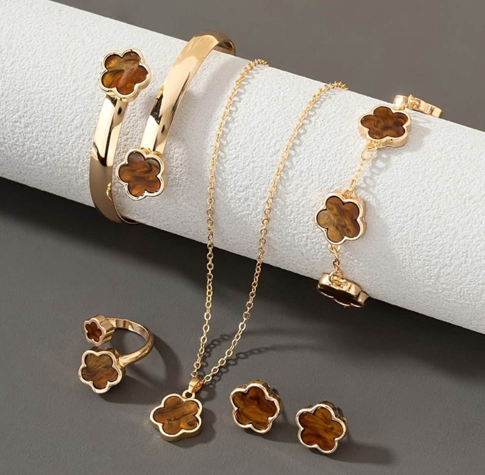 Floral Jewellery Set